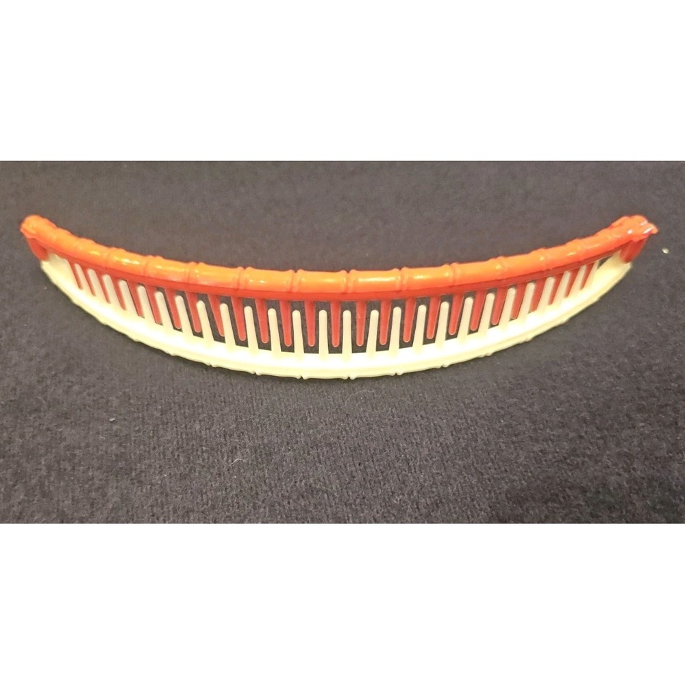 Vintage 1980's Banana Hair Clips Ponytail Clincher Combs Retro Lot Of 15 - Picture 4 of 5